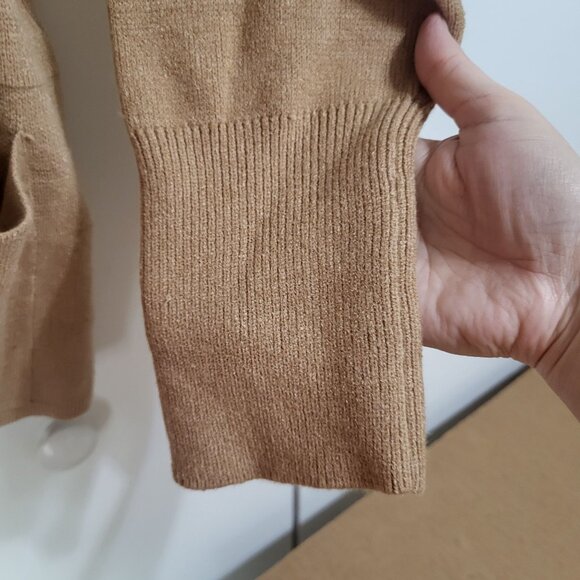 Liz Claiborne Women's XXL Signature Caramel Brown Full Zip Sweater NWT - Picture 7 of 13